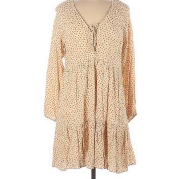 American Eagle Floral Ditsy Print Babydoll Dress - Picture 3 of 6